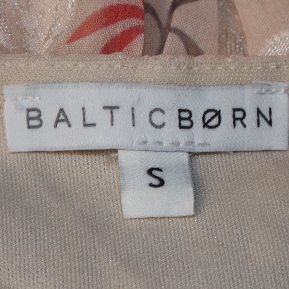 BALTIC BORN Maxi Dress, S, Pink/Multicolor Floral, Kimono sleeve, V-neck, Long - Picture 12 of 14